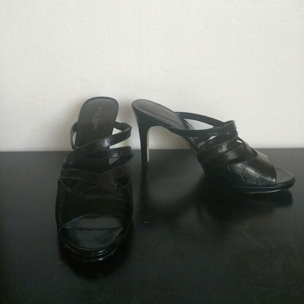 Bisou Bisou Michele Bohbot Leather Alligator Motif Bisou Bisou Michele Bohbot Leather Alligator Motif